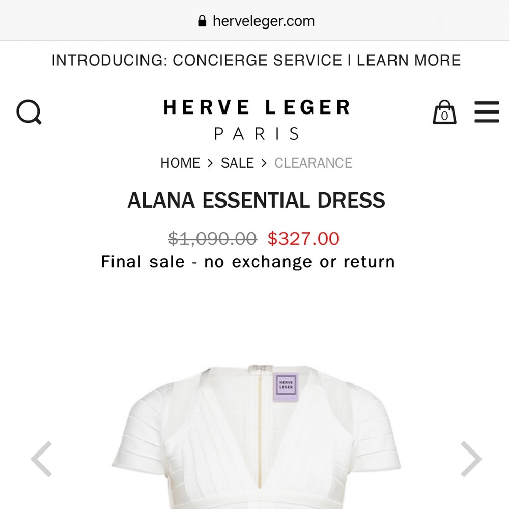 HERVE LEGER DRESS - Picture 7 of 8